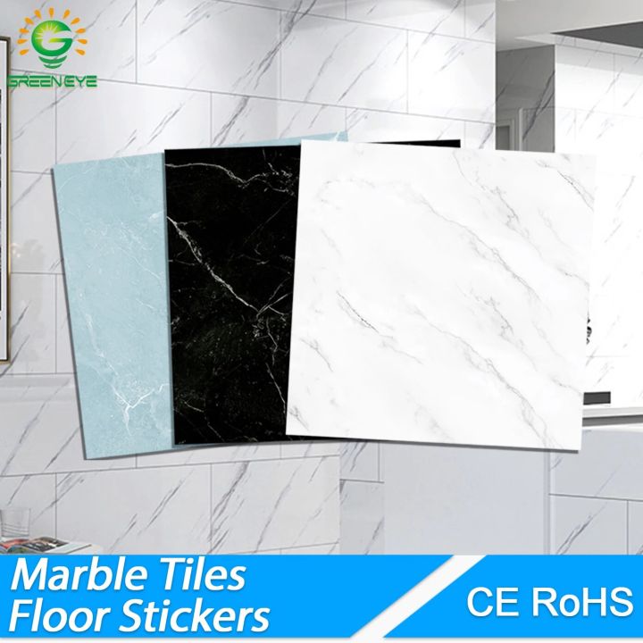 Wall Sticker Self Adhesive waterproof PVC Tiles Floor Stickers Marble