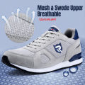 【selevn roind】 LARNMERN Winter Safety Shoes Men Slip On Steel Toe Shoes Women Construction Sneaker Breathable Lightweight AntiStatic Work Shoe.