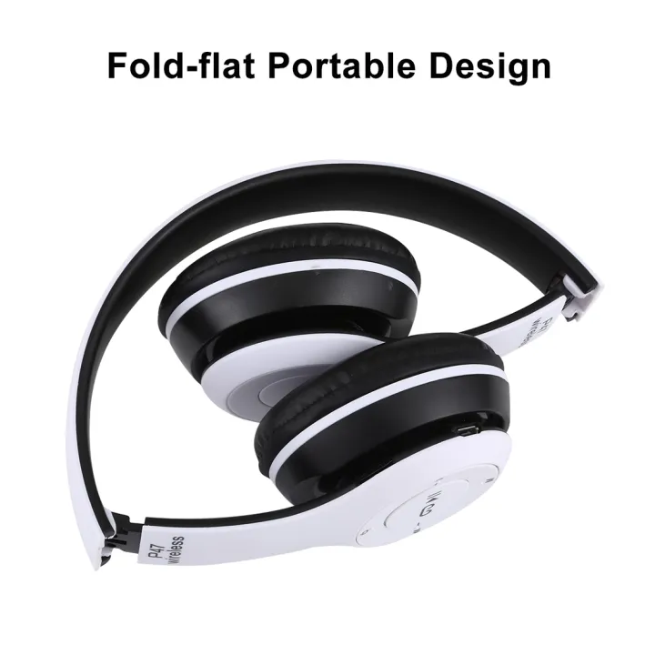 P47%20Foldable%20Wireless%20Bluetooth%20Headphone%20with%203.5mm%20Audio%20Jack,%20Support%20MP3%20/%20FM%20/%20Call%20-%20Image%206