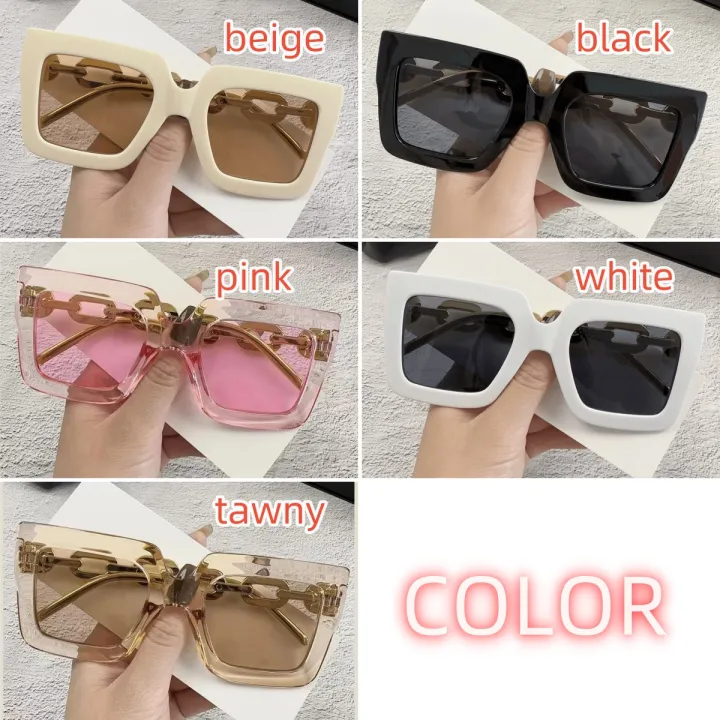Fashion%20Box%20Chain%20UV%20Protective%20Frame%20Sunglasses%20for%20Women%20Girl%20-%20Image%206