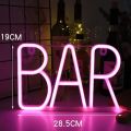 LED Bar Open Neon Signs Lights For Pub Bar Bedroom Wall Hanging Atmosphere Lamp Battery USB Home Christmas Party Room Decor.