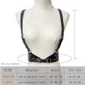 Punk Leather Chest Harness Belts for Women Fashion Body Adjustable High Elastic Waist Belt Gothic Rave Clothing Accessories. 