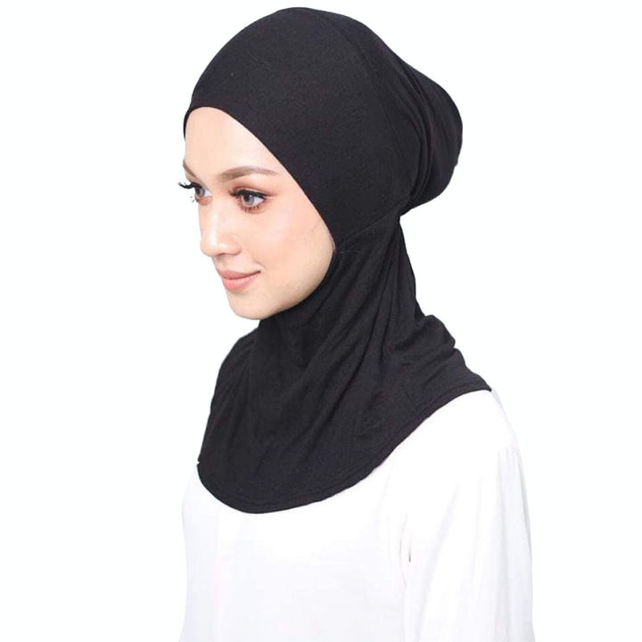 New%20Islamic%20Muslim%20Cotton%20Headscarf%20Inner%20Ninja%20Hijab%20Scarf%20-%20Image%203
