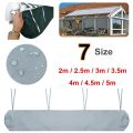 7 Sizes Patio Awning Protector Cover Patio Garden Rain Shed Storage Bag Rain Cover Retractable Roller Shutter Awning Dust Cover. 