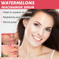 Watermelon Glow Niacinamide Dew Drops Serum Brightening Makeup Primer Cream Moisturizer Facial Serum Skincare Liquid Highlighter. 