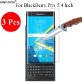 3 Pcs/Lot New 9H 2.5D Tempered Glass Screen Protector For BlackBerry Priv STV100-1 STV100-3 STV100-4 5.4 Phone Protective Film. 