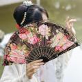 Multi-color China Travel Folding Pocket Hand Fan. 