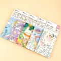 FRANCESCO Gouache Graffiti Picture Book Pocket Drawing Book Artist Tool Set Graffiti Picture Book School Art Supplies With Paint and Brush Painting Supplies Blank Doodle Book Set.