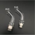 Clear Mouthpiece Glass 510/810 Long Drip Tip for R TA Atomizer Fashion Accessory.
