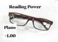 Reading Glasses For Men & Women Lens Strength +1.00  Power Bifocal Lens. 