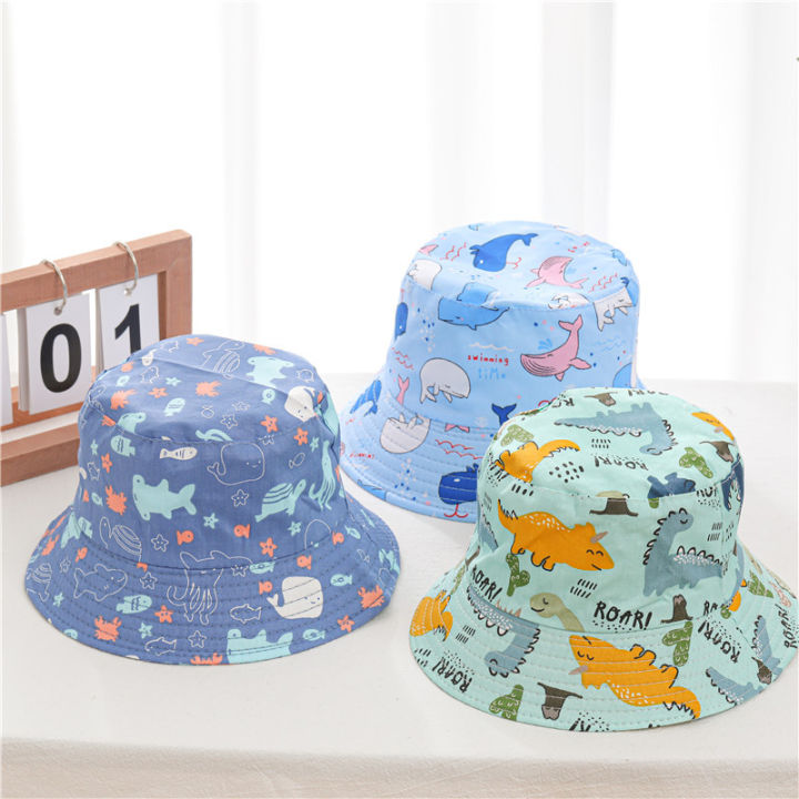 Summer%20New%20Baby%20Bucket%20Hat%20Cute%20Cartoon%20Print%20Panama%20Hat%20For%20Kids%20Sun%20Hat%20Soft%20Cotton%20Children%20Boys%20Girls%20Beach%20Cap%20-%20Image%202