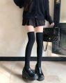 Multi-Layer Lace Stockings Milky White Ribbon Knee Socks Japanese Style lolita Girl Bow Hold-Ups. 