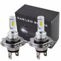 H4 9003 HB2 LED Headlight Bulbs Kit High Low Beam Bright 35W 4000LM 6000K White.