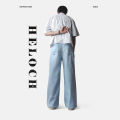 Baggy denim Jeans | Light Blue | 100% Cotton Denim | Trendy & Comfortable Fit | Export Quality.