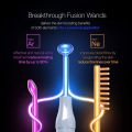 High Frequency Facial Neon Argon Mushroom Electrode Nozzle Attachment Blue Tubes Face Massager Light Face Skin Care Device. 