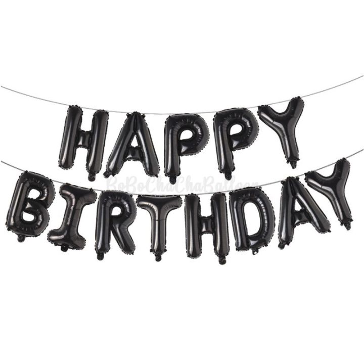 Happy%20Birthday%20Foil%20Balloon%20-%20Black%20-%20Image%205