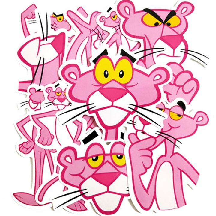 10PCS%20Cartoon%20Pink%20Panther%20Stickers%20Skateboard%20Fridge%20Motorcycle%20Luggage%20Guitar%20Waterproof%20DIY%20Cool%20Sticker%20Kid%20Toy%20Decals%20Gift%20-%20Image%202