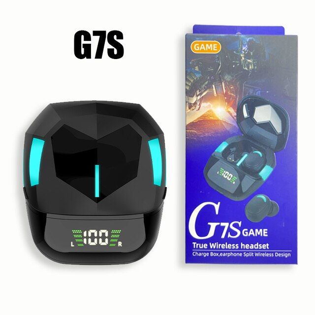 G7S TWS Gaming Wireless Headphones 5.1 Bluetooth Earphones Touch Control Noise Cancelling Sports Headset Earbuds With Microphone