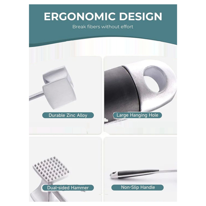 Gourmet%20Multi-Sided%20Meat%20Tenderizer%20for%20Pounding%20Meats,%20Nuts%20Shellfish,%20Hand%20Wash,%20Hang%20Hole%20for%20Easy%20Storage%20-%20Image%205
