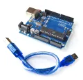 DIP UNO Arduino Uno R3 Development Board Microcontroller Based On ATmega328 With USB Cables Arduino Uno Starter Kit For Electronics Projects. 