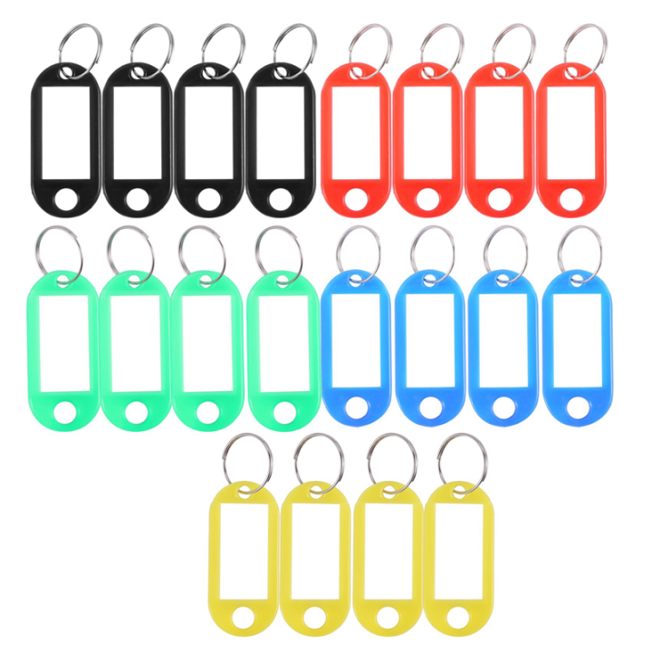 40 x Plastic Key Tag Identification Label