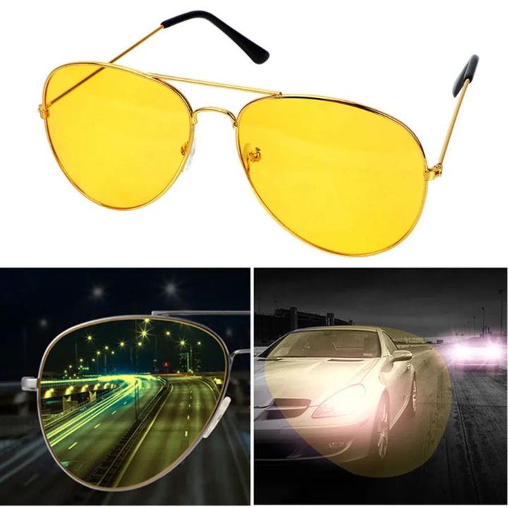 Car Driver Night Vision Drive Glasses Goggles Safety Anti-glare Sunglasses Cycling glasses Auto Accessories