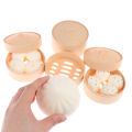 1Set Simulation Steamed Buns Squeeze Toys Slow Rising Stress Relief Squishy Toys Antistress Ball Dumpling Model.
