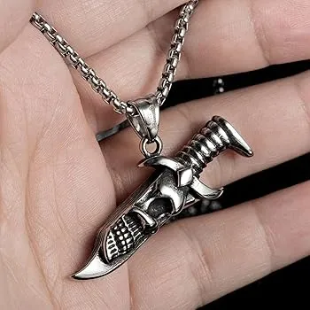 Titanium%20Steel%20Necklace%20Men's%20Trendy%20Light%20Luxury%20Original%20Geometric%20Diamond%20Pendant%20ins%20Cool%20Style%20Simple%20Jewelry%20Female%20Chain%20-%20Image%203