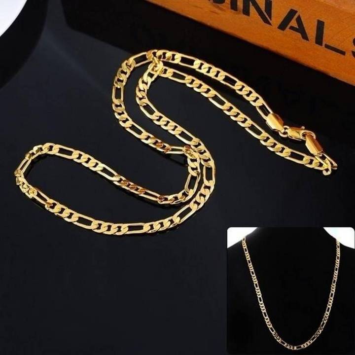 Golden Metal Fashionable Chain For Men - Chain