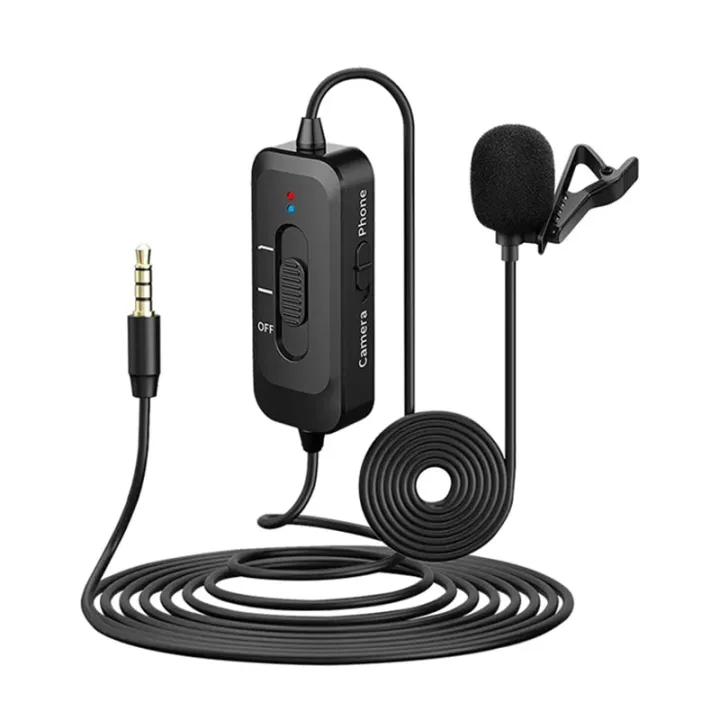 MAMEN%203.5mm%20Plug%20Lavalier%20Microphone%20with%208m%20Long%20Cable%20for%20Camera%20Smartphone%20Laptop%20Interview%20Vlog%20Recording%20Microphone%20-%20Image%207