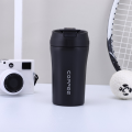 Double Drink Coffee Mug/Cup 400ml Portable Stainless Steel Travel Vacuum Insulated with straw Lid. 