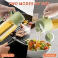 2-in-1 Oil Sprayer & Oil Dispenser Bottle 500ml | Glass Cooking Oil Spray Bottle for Kitchen, BBQ, Air Fryer & Salad Dressing.