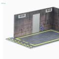 2pcs 1/24 Scale Car Model Diorama Parking Scenery DIY Car Garage. 