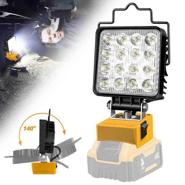 Portable%2048W%20LED%20Work%20Light%20Cordless%20Work%20Light%20with%20360%C2%B0%20Adjustable%20Base%20Rechargeable%20LED%20Flood%20Light%20for%20DeWalt%20No%20Battery%20-%20Image%207