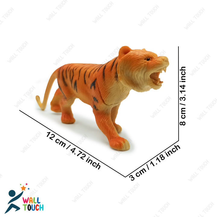Plastic%20Mini%20Jungle%20WILD%20Animals%20Toys%206%20Piece%20Set%20Animal%20Figure%20Collection%20For%20Kids%20-%20Image%206