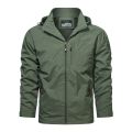 2023 Brand Men's Windbreaker Jackets Mens Bomber Jacket Overcoats Hiking Outdoor Military Hooded Coat Casual Mens Clothing 5XL. 