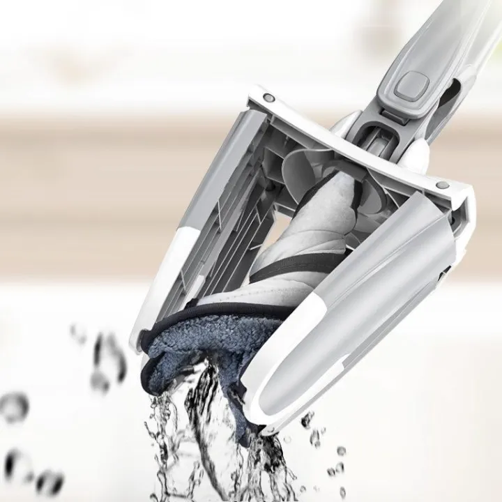 X-Type%20Flat%20Floor%20Microfiber%20Mop%20Cloth-Replace%20Hand-Free%20Wash%20Flat%20Mop,Manual%20Extrusion%20Household%20Floor%20Mop%20Pad%20(Sliver)%20-%20Image%203