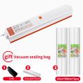 Electric Vacuum Sealer Machine Automatic Food Vacuum With 10pcs Food Saver Bags Household Packaging Machine.
