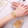 Women's Watch Luxury Rhinestone Quartz Watch Classic Tonneau Pointer Analog Fashion Wrist Watch. 