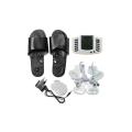 Multifunction Electrical Stimulator Full Body Relax Muscle Massager Pulse Tens Acupuncture Therapy With Slipper Messager ( 2 Pear Electrode Pads - Massage Machine. 