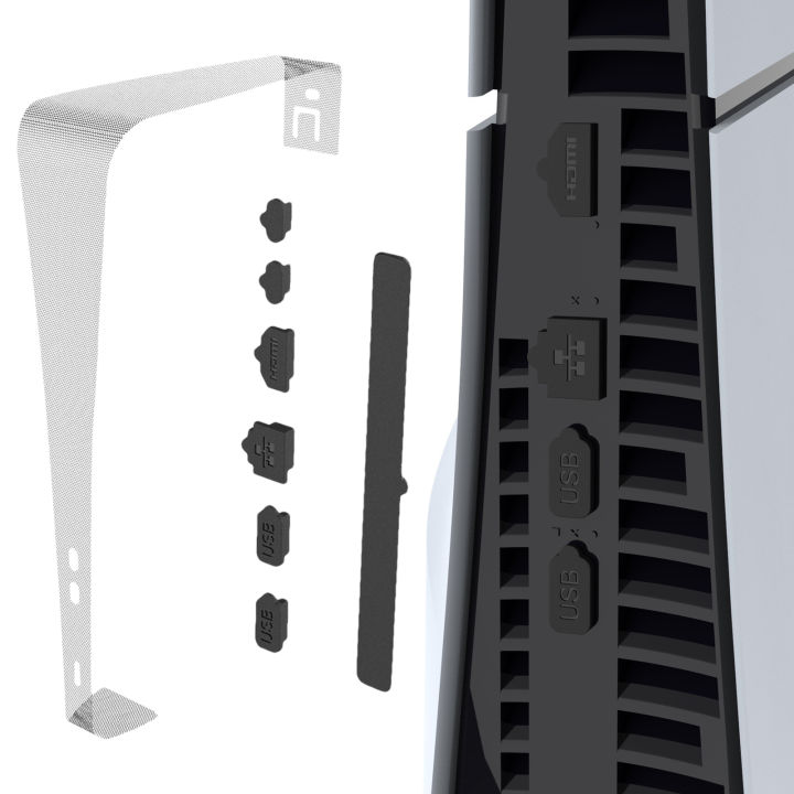 Qiunery%20Dust%20Cover%20Net%20Plugs,%20Dust%20Protector%20Cap,%20Prevent%20Dust%20Pet%20Hair,%20Game%20Console%20Protection%20Accessories,%20Compatible%20For%20PS5%20Slim%20Game%20Console%20Disc%20Digital%20Edition%20-%20Image%202