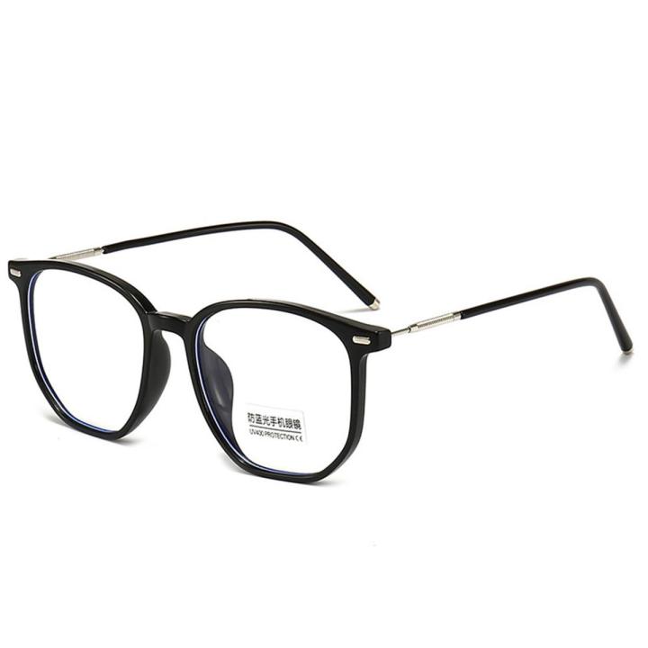 【Funny Bunny Toy Store】Korean Style Clear Frame Anti-Blue Glasses for Women/ Oversized Lightweight Full-frame Reading Gaming