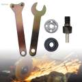 Electric Drill Conversion Angle Grinder Set Accessories with Flange Nut Parts Set Cutting C. 