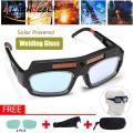 Welding Tools Eyes Protection Welding Goggles Glasses Solar Powered Auto Darkening Welding Eyewear Professional Welder Glasses.