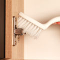 Multi-purpose Floor Wall Tile Corner Gap Cleaning Brush Short Handle Household Bathroom Kitchen Cleaning Tool. 