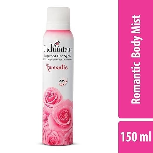 Enchanteur 24 Hour Long Lasting Romantic Perfumed Deo Spray- 150ml