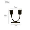 Nordic U-shaped Iron Candlestick Candlelight Dinner Props Candlestick Decoration Romantic Table Candle Holder. 
