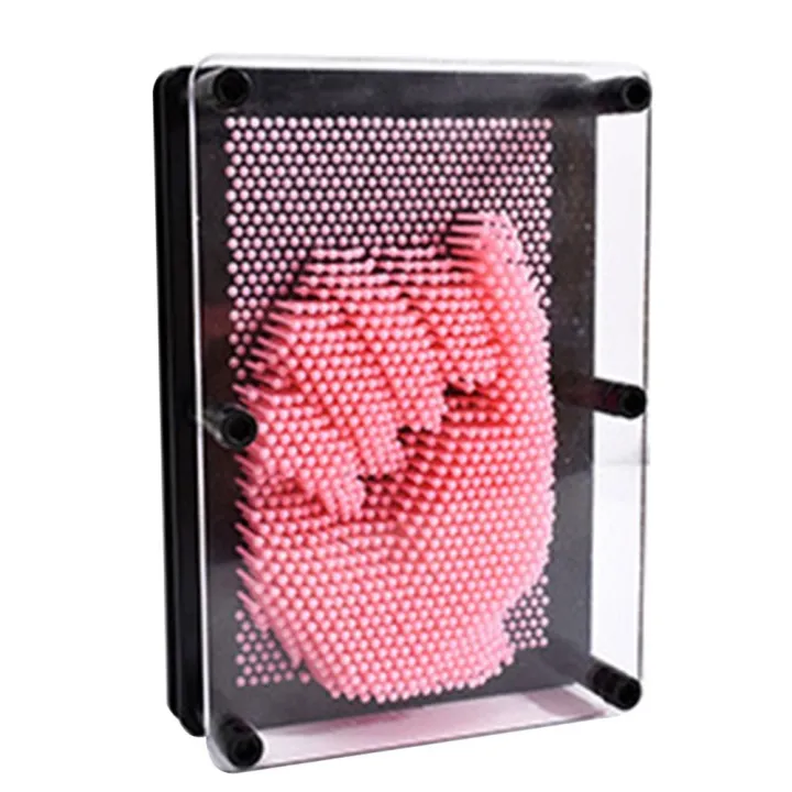 Novelty Clone Toy Home Decoration Fingerprint Painting Pin Art Board Hand Model