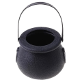 12Piece Mini Candy Kettles Witch Skeleton Cauldron Holder Pot with Handle for Halloween Easter 'S Day Party. 
