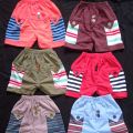 6 Pieces Multicolor Half pant for Boy  3 Month to 5 years. 